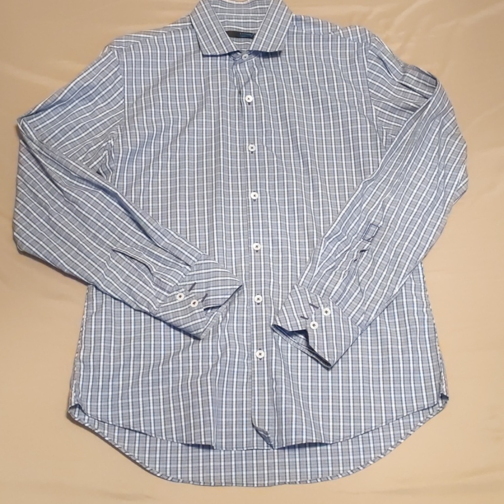 Zachary Prell spread collar dress shirt